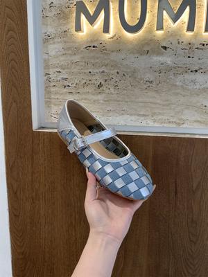 Женская обувь с ремешком и пряжкой, женские балетки, туфли Мэри Джейн, новинка 2025 года, плетеные, с мелким вырезом, женские балетки, обувь для ходьбы