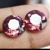 Natural Sapphire Loose Gemstone 15.45 ct Pair Round Cut Padparadscha September Birthday Birthstone