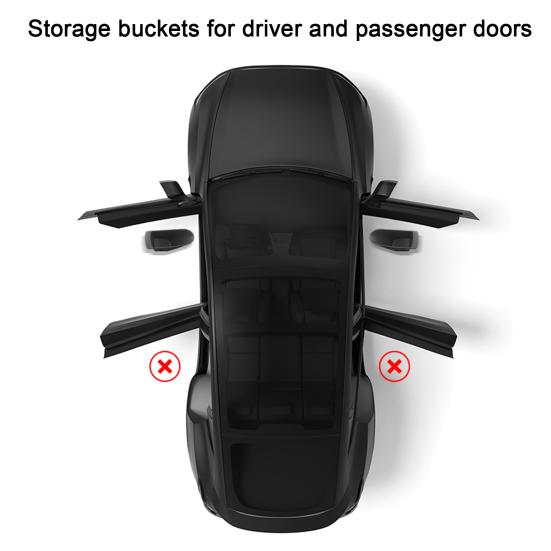 2 шт. контейнер для хранения (2023-2025) для Tesla Model 3/Y Дверь TPE