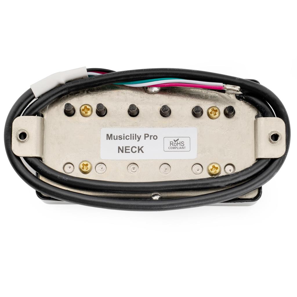 Musiclily Pro Alnico 5 Covered Humbucker Neck Pickup для электрогитары LP Black LP-CMHA 7.5K