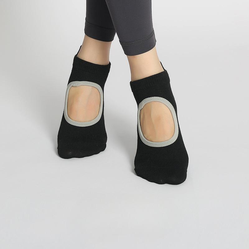 Women Spring and Summer Yoga Dance Sports Fitness Pilates Silicone Non Slip Socks