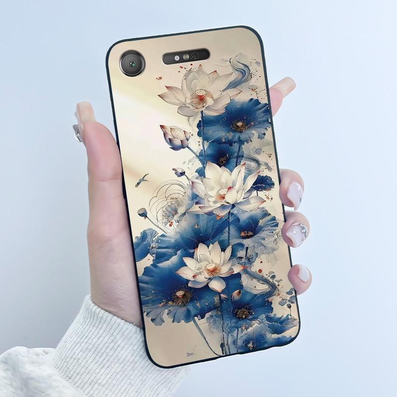 Чехол для Sony Xperia XZ1 G8341 G8342 SO-01K / XZ1 Compact G8441 G8442 SO-02K Эстетичный Роскошный Милый Крутой Мягкий Силиконовый Чехол для Телефона