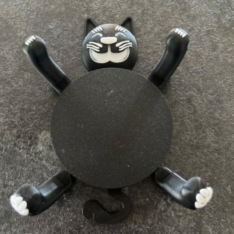 1 шт. Милые подставки под стаканы с котиками, 3D-печать, милый держатель для чашки в виде котика, настольное украшение