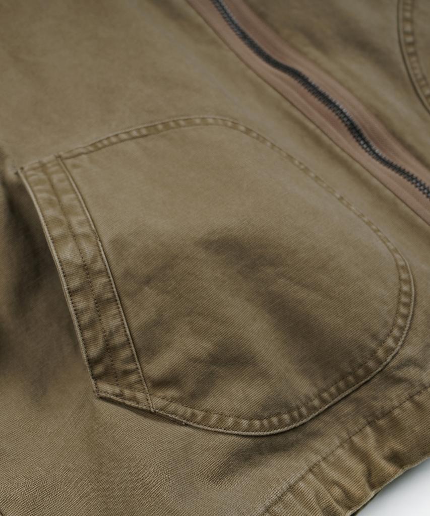 Парка с капюшоном Frizmworks из джинсовой ткани Jungle Cloth _ Бежевый