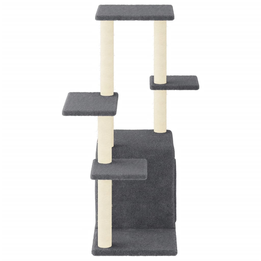 Scratching Post with Sisal Scratching Posts Dark Grey 97.5 cm