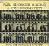 Виниловая пластинка DORNBUSCHQUARTETT Хиндемит Minimax Repertorium Fur SM92416 DA CAMERA MAGNA 1976 Германия Классика Б/У