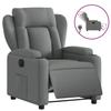 VidaXL Fauteuil Inclinable Électrique, Chaise de Relaxation avec Dossier et Repose-pied Réglables, Siège de Salon, Moderne, 3204459