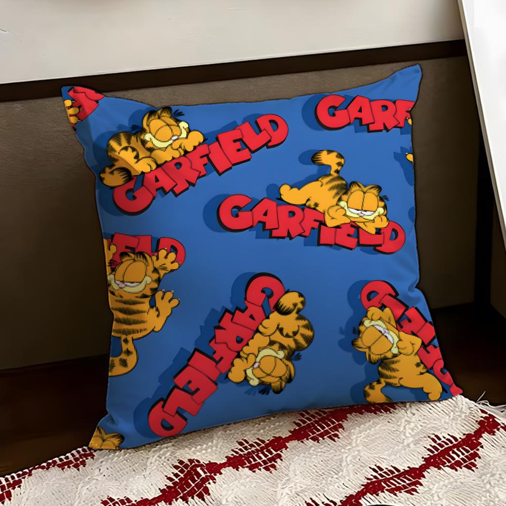 Garfield Cushion Cover Reversible Soft Durable Pillow Cover Home  Car MultiScene Use for Daily Comfort