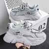 Men's Shoes 2025 New Summer Trend Men's Platform Sports Explosion Mesh Breathable Casual Dad Trendy Shoes Men