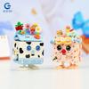 Takasaki 3048-3049 Compatible Happy Cookie Milk Ornament Building Blocks for Kids
