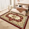 Ковер для гостиной в европейском стиле, роскошный, большого размера, противоскользящий, с цветочным дизайном, декор для спальни, прикроватный ковер, легко чистится, придверный коврик