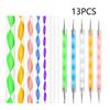 13-Piece Mandala Dotting Tools Set: DIY Graffiti, Painting Sticks, Templates, Pens.