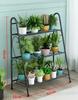 3 Layers Iron Flower Pot Stands Plant Shelf Stand Succulent Rack Balcony Simple Indoor Garden Shelves Shoes Book Rack Home Decor