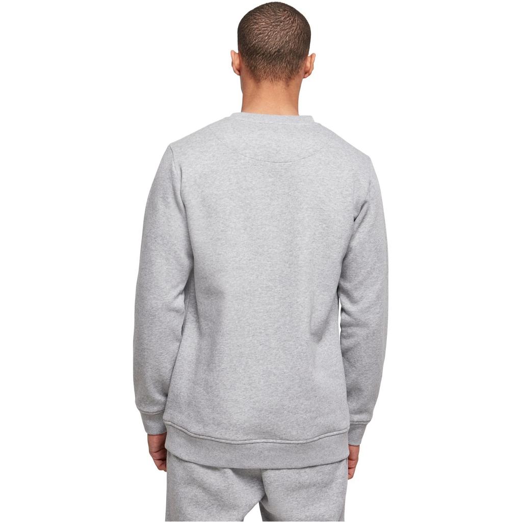 Build Your Brand Mens Basic Organic Cotton Crew Neck Sweatshirt