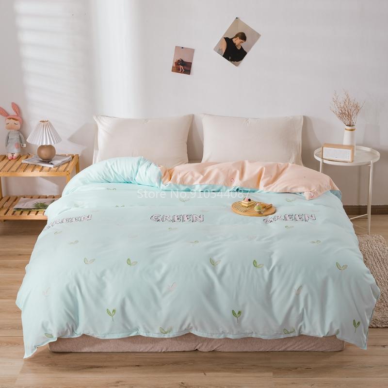 Новый белый пододеяльник с застежкой-молнией, чехол с принтом листьев дерева, пододеяльник 150x200 см, 180x220 см, 200x230 см, 220x240 см, размер 1 шт.