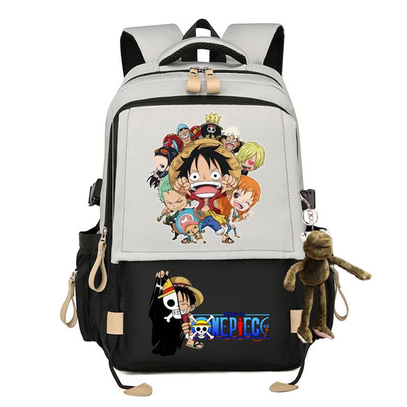 ONE PIECE Backpack Teen Student Large Capacity Fashion Backpack