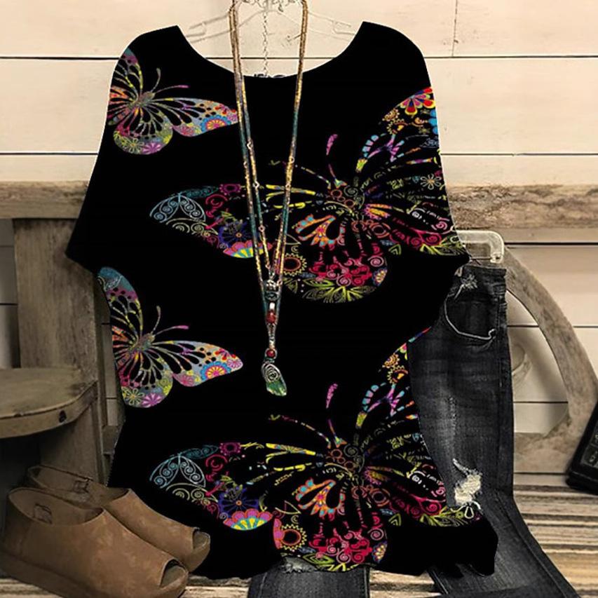 Size Plus Tshirt Womens Floral Print Short Sleeve 3d Tees Holiday Weekend Fashion Oneck Regular Version Summer Tshirts