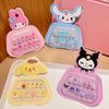 1 набор игрушек для девочек в подарок Sanrio Kids наклейки для ногтей Hello Kitty Cinnamoroll Kuromi детские самоклеящиеся накладки для ногтей аксессуары