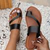 Summer Women Flats Casual Sandals Plus Size Clip Toe Beach Slippers Flip Flops Slides Women Slip-On Gladiator Zapatos De Mujer