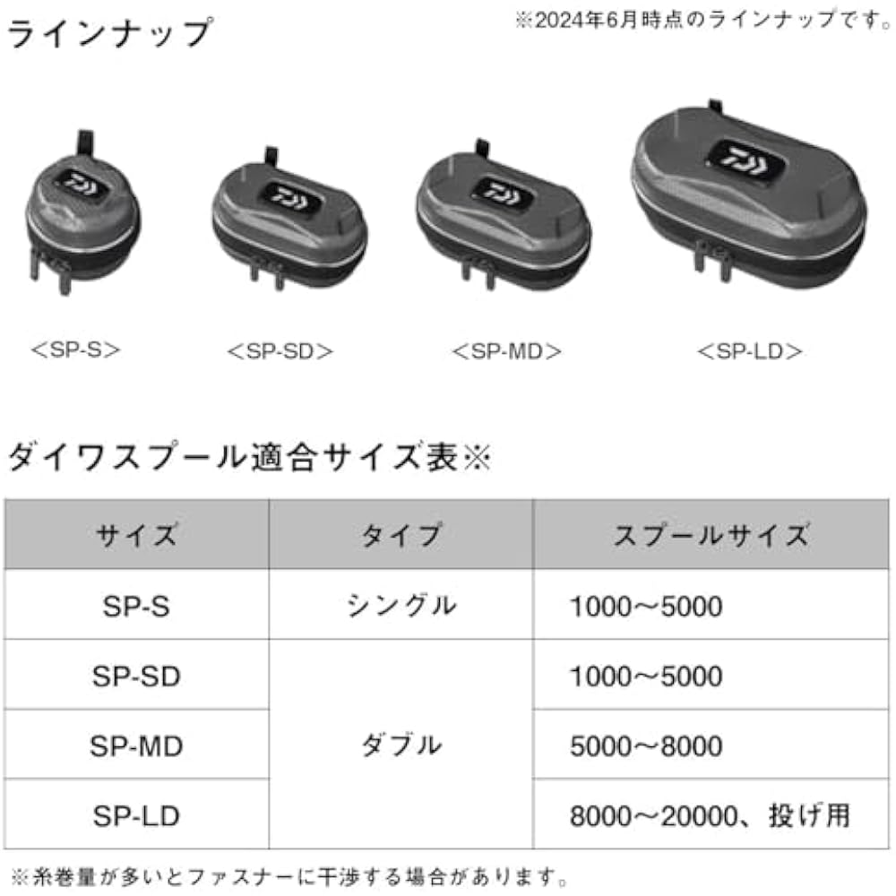 Daiwa (DAIWA) bag/tackle storage supplies/bag semi-hard spool cover SP-MD (A) SV