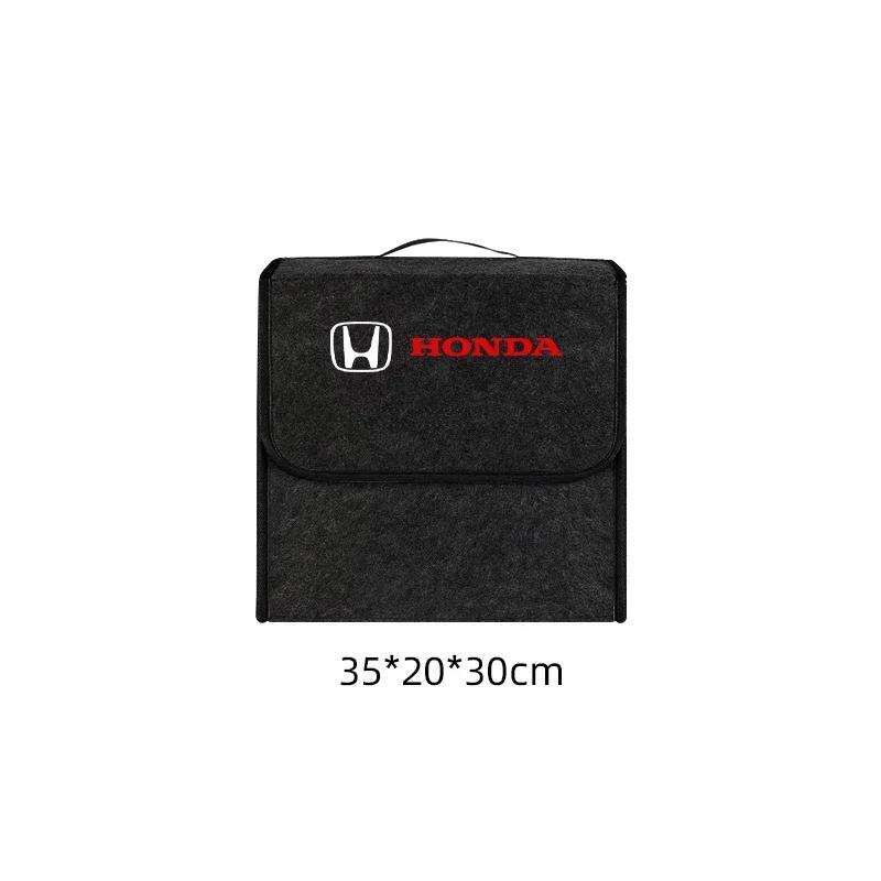 For Honda Civic Accord Fit CRV Jazz Odyssey Car Trunk Storage Box Foldable Felt Car Organizer Stowing Tidying Box