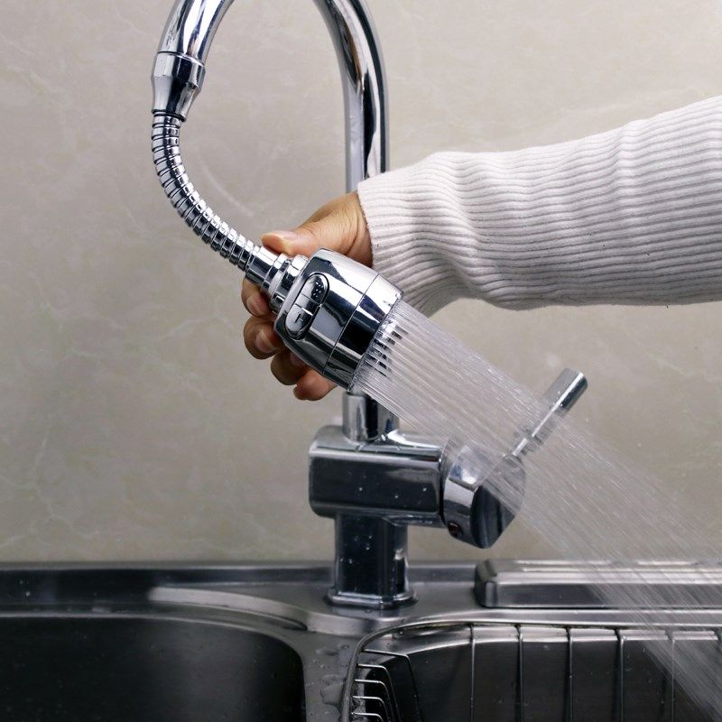 Degrees Rotatable Water Saving Kitchen Faucet Extender Water Tap Filter Splash-proof Sprayer Jet