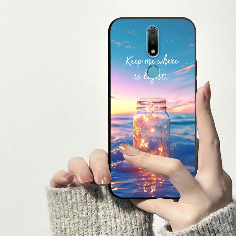 Protector For Nokia 2.4 1.4 3.4 5.3 5.4 6.2 Case Shockproof Soft Silicone For Nokia 7.2 6.3 8.3 5G Back Cover TPU Phone Case
