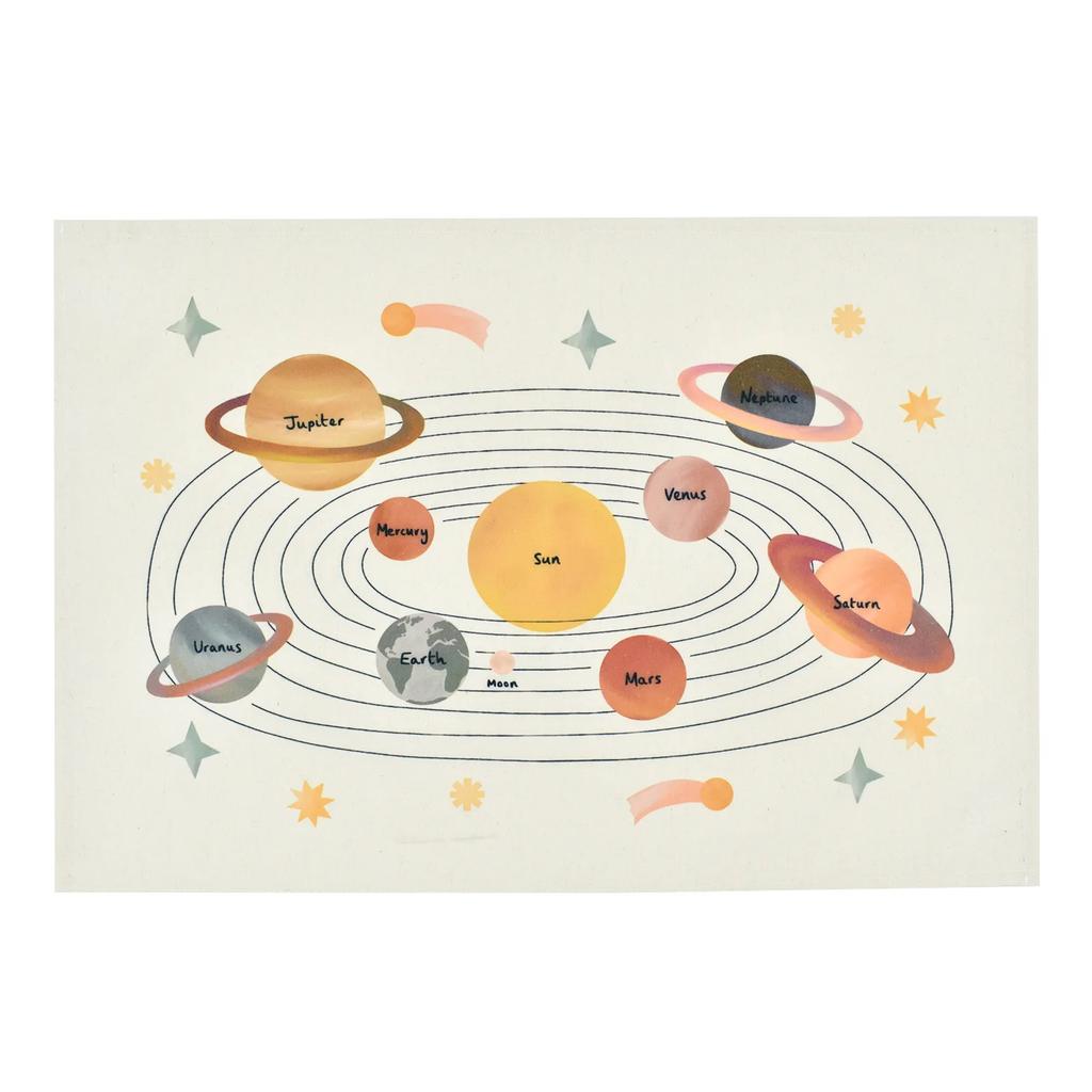 Solar System Tapestry  Planetary Design Perfect for Space Themed Room or Classroom Decor Large Wall Hanging Artwork