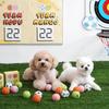 Paris Dog Puppy Fun Fun Small Ball Латексная игрушка, набор из 4 предметов, розовый, оранжевый, синий, зеленый, 1 комплект