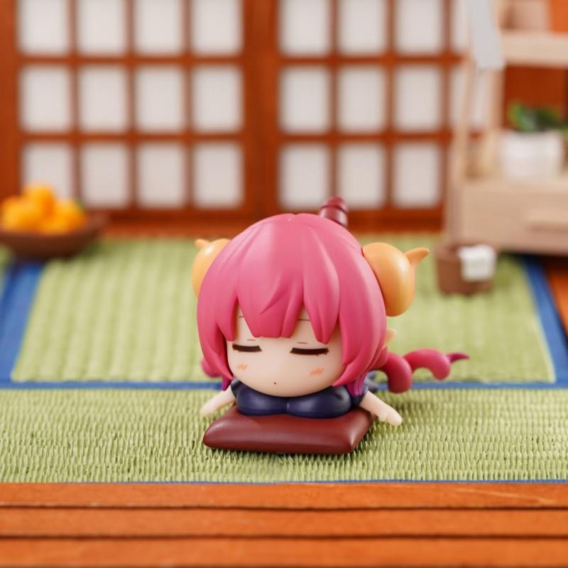 Kobayashi'S Dragon Maid S Q Version Figure Ver. Onsen Trip Trendy Toy Desktop Decoration Ornament Toys Model Festival Gift