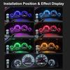 6Pcs T5 Led Bulb W3W W1.2W Led Canbus Car Interior Lights Dashboard Warming Indicator Wedge Auto Instrument Lamp 12V
