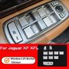 For Jaguar XF XJ 2010-2019 Stainless Steel Black Car Central Control Multimedia Air Button Cover Trim Sticker Car Accessories lqrd4