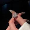 Романтические кольца для пар с цирконом, женские готические модные регулируемые кольца на палец, вечерние ювелирные изделия, подарки