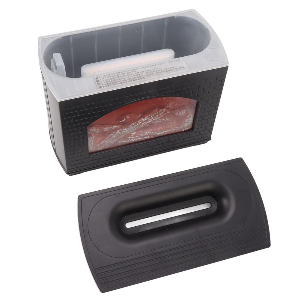 Черный 270 мл каминный диффузор пламени без BPA настольный эфирное масло диффузор увлажнитель тумана 7.5 Вт 5 В