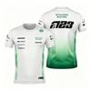 F1 Fan Series 3D Printed T-shirt Men's Casual Sports Round Neck Top Summer Outdoor Running Fitness Short Sleeved Clothing