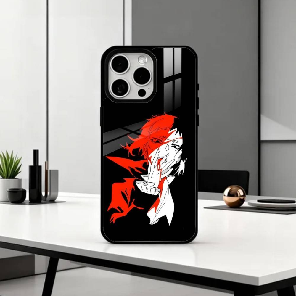 COOL B-BSD A-Акутагава Чехол для телефона для iPhone 17, 16, 15, 14, 13, 12, 11 Plus, Pro Max Магнитный для Magsafe Беспроводная зарядка