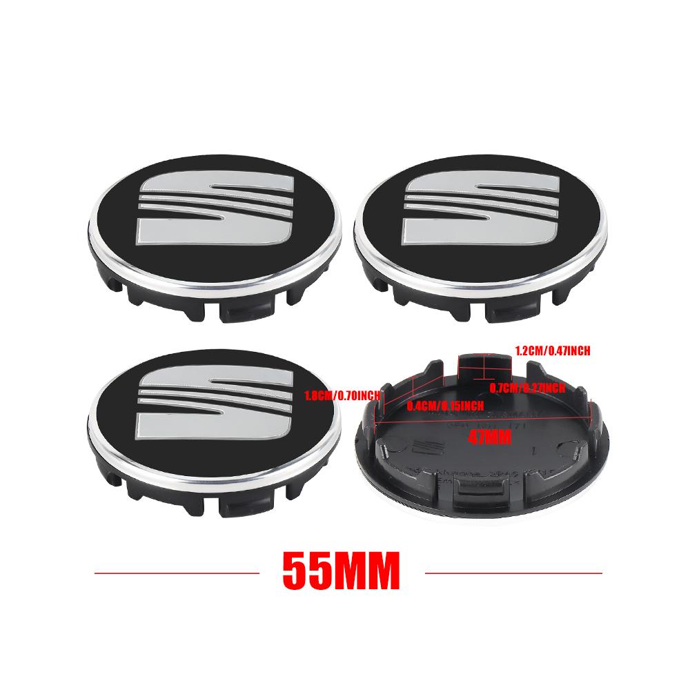 rldf3 4Pcs 55/56/63mm Car Wheel Tire Center Emblem Cover Hub Caps Sticker for seat cupra Ateca Leon 6f 6j FR Mk2 Mk3 5f 1p lbiza Exeo