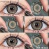 Eyeshare 1pair Gray Color Contact Lenses for Eyes Natural Soft Lens 14.5mm Big Eyes Contacts Annual Use
