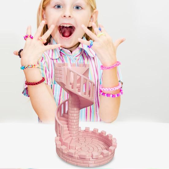 Dice Tower Castle Dice Rolling Tower with Tray Role Playing Game Retro DND Dice Rolling Tower And Tray for RPG Tabletop Dice Games Accessory