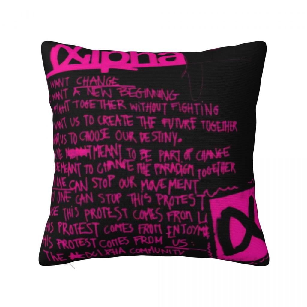 Aitana Spanish Music Singer Photo Pattern Pillow Cover Cushion Cover Square Pillow Case Morden Pillowcases For Living Room Chair