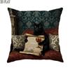 1pc 1pc Soft Velvet Throw Pillow Cover with Zipper Closure - Suitable for Pool Party, Halloween Black Cat & Scroll Pattern, Machine Washable Contempor