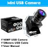 ELPCAM ELP 48MP 8K Ultra HD USB Camera with 3x Manual Zoom Plug and for Laser 3.6-10mm Lens, Play, Engraving/Lightburn/Document Scanning/Face