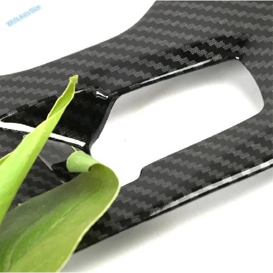 LHD ABS Carbon Fiber Gear Shift Panel Control Center Console Stall Sequ Cover Trim For VOLVO XC40 - 2025 Accessories