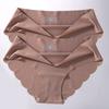 2Pcs/Set Seamless Silk Women's Panties Briefs Women Underwear Female Underpants Comfortable Silk Panty Sexy Woman Lingerie M-XL