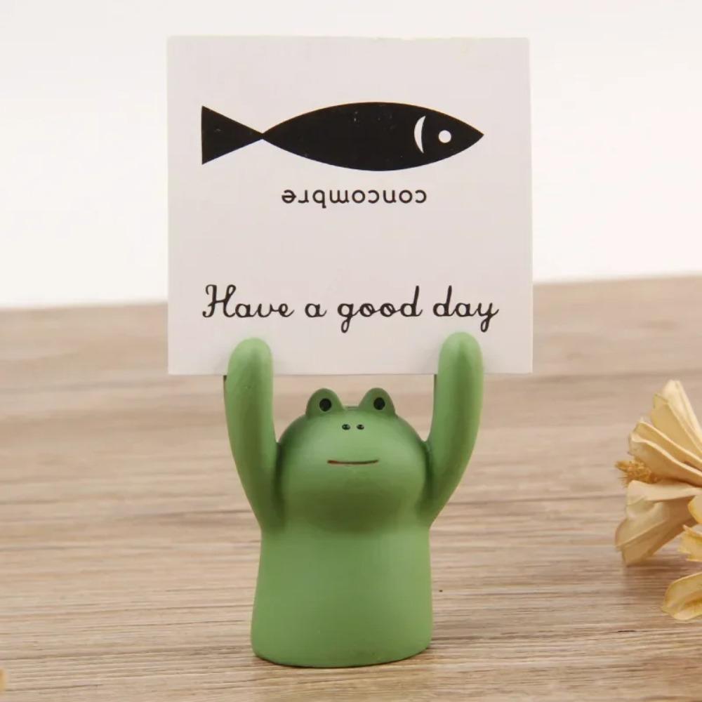 Украшения Милый держатель для фотокарточек Мини подставка для дисплея Портативный Креативный Мультяшный Держатель для карточек