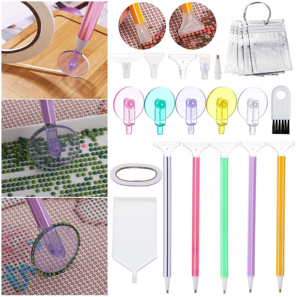 Storage Bag Replacement Pen Heads Point Drill Pen Diamond Painting Tool 5D Diamond Painting Kits