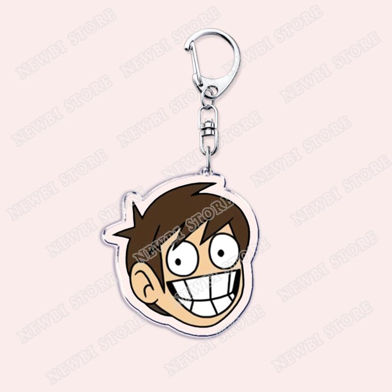 Популярные брелки Eddsworld Торд для аксессуаров Сумки Аниме Комикс Ринго Эддс Мем Брелки Украшения Геймеры Фанаты Друзья Подарки