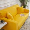 Желтый Эластичный Однотонный Чехол для Кресла Диван Всевключено Чехол для Дивана 1 2 3 4 Местный Защита Дивана Растяжимый для Дома