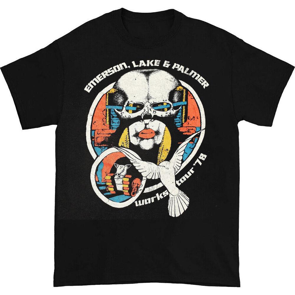New Emerson Lake Palmer Band Warks Tour 78 All Size T shirt Unisex T-Shirt