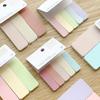 50-100 листов Simple Sticky Note Solid Color Mini Notepad Creative Study Memo Pad для детей Lovely Candlestick Index Note